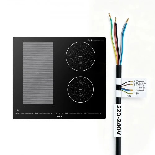 VEVOR Indukcinė kaitlentė 60 cm, 4 zonos