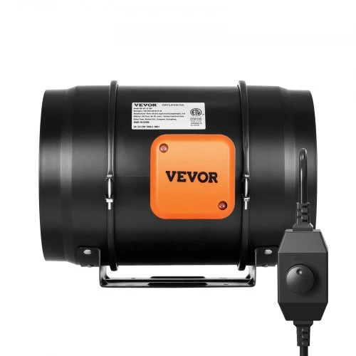 VEVOR 203,2 mm kanalu ventiliatorius HVAC sistemoms