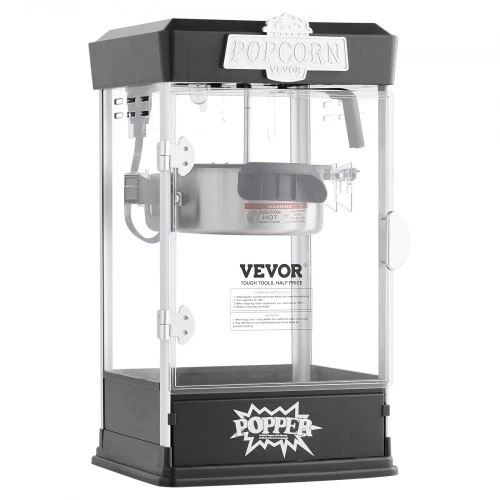 VEVOR Stalinis spragėsiais aparatas 480W 4oz juodas