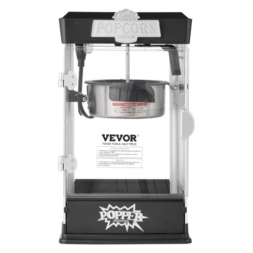 VEVOR Stalinis spragėsiais aparatas 480W 4oz juodas