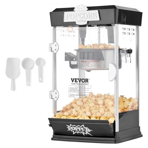 VEVOR Stalinis spragėsiais aparatas 480W 4oz juodas