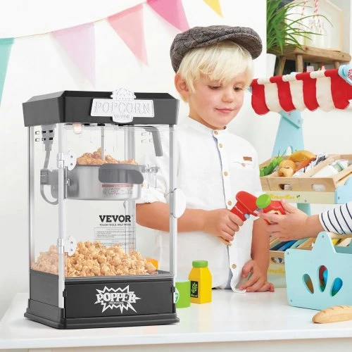 VEVOR Stalinis spragėsiais aparatas 480W 4oz juodas
