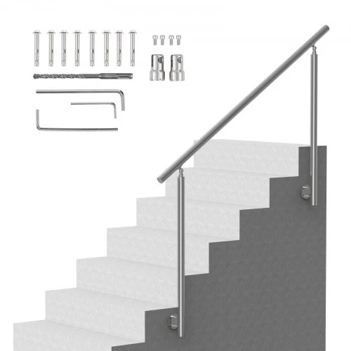 VEVOR 60 cm turėklai lauko laiptams