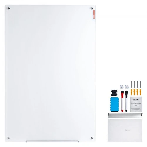 VEVOR Magnetinė stiklinė rašymo lenta 900 x 600 mm