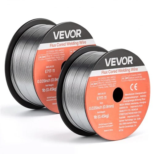 VEVOR MIG suvirinimo viela, E71T-11, 0.9 mm, 2 ritės