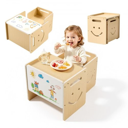 VEVOR Montessori nujunkymo stalo ir kėdės rinkinys