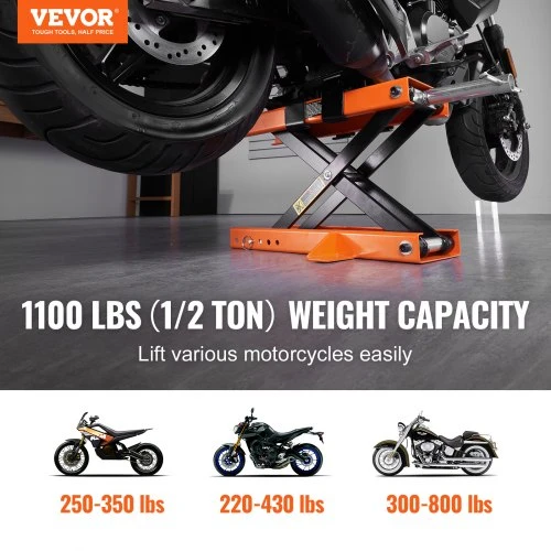 VEVOR Motociklų keltuvas žirklės 500 kg