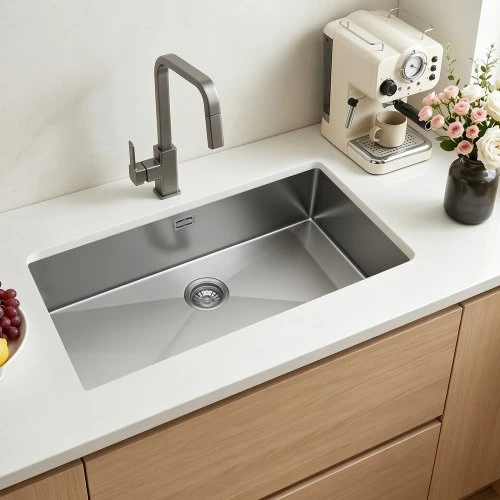 VEVOR 85 cm virtuvės įleidžiama vienos talpos plautuvė