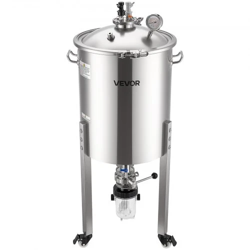 VEVOR Nerūdijančio plieno kūginis fermentatorius, 60 l