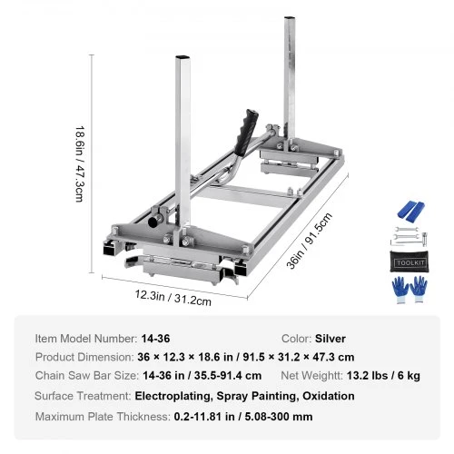 VEVOR Nešiojama pjovimo staklė – 36 cm