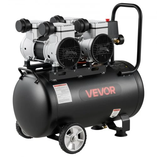 VEVOR Oro kompresorius 50 l, 3 kW, bealyvis, 255 l/min, 8 bar