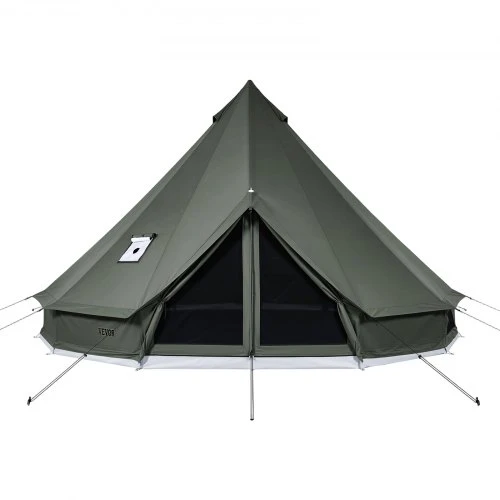 VEVOR Palapinė yurt, 4 sezonų, 3 m, tamsiai žalia