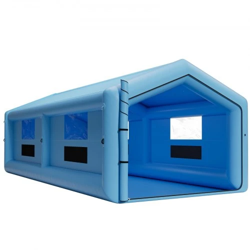 VEVOR Pripučiamas dažymo paviljonas, 12 x 5 x 4 m