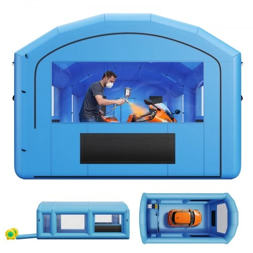 VEVOR Pripučiamas dažymo paviljonas 7 x 4 x 2.75 m