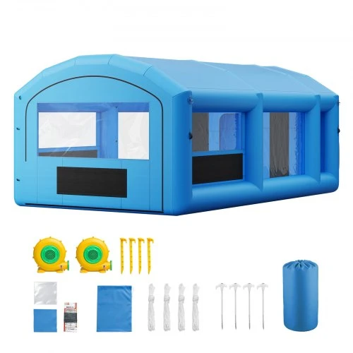 VEVOR Pripučiamas dažymo paviljonas 7 x 4 x 2.75 m