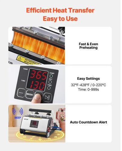 VEVOR Termopresas termo puodeliams iki 1183 ml