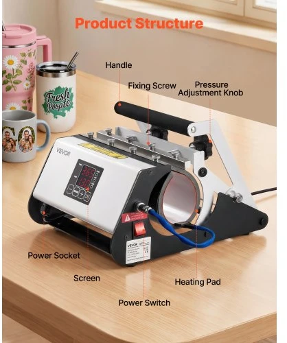 VEVOR Termopresas termo puodeliams iki 1183 ml