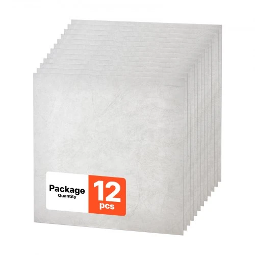 VEVOR 605x605 mm PVC pakabinamos lubų plokštės (12 vnt.)