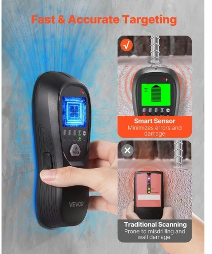 VEVOR Sienų skaitytuvas su LCD ekranu
