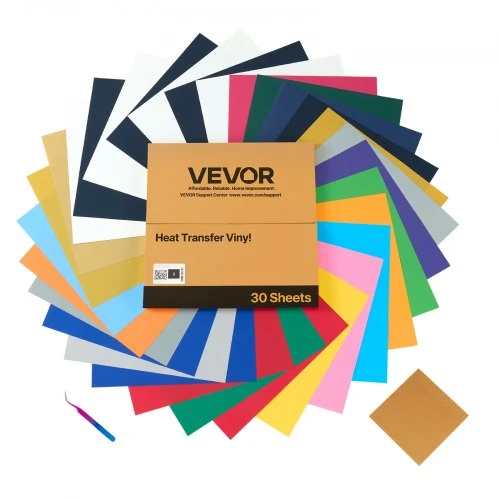 VEVOR šilumos pernešimo vinilo rinkinys, 30 vnt, 30x30 cm