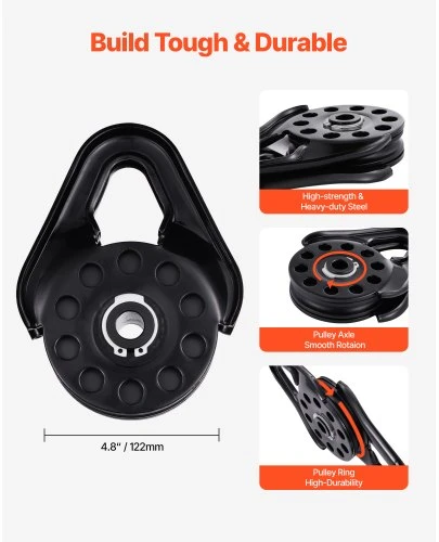 VEVOR 14,5 tonos gelbėjimo skriemulys ATV UTV