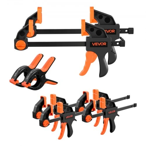 VEVOR Spaustuvų rinkinys medienai, 8 vnt., 15 cm ir 30 cm, iki 70 kg