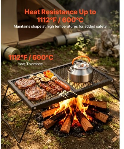 VEVOR Sulankstomos laužo grotelės 61 cm