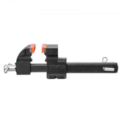 VEVOR Sunkvežimio prikabinamas spaustuvas CZ06, žiočių plotis 150 mm, iš kaliojo ketaus, žiočių atsidarymas iki 142 mm