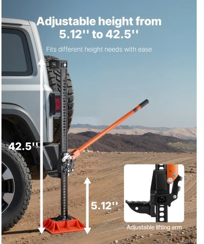 VEVOR 122 cm ūkinis keltuvas su pagrindu 3.18 t