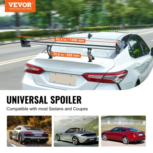 VEVOR Universalus galinis spoileris GT stiliaus 53,4 cm