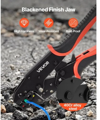 VEVOR Užspaudimo įrankis HS-30J, 0,5–6 mm²