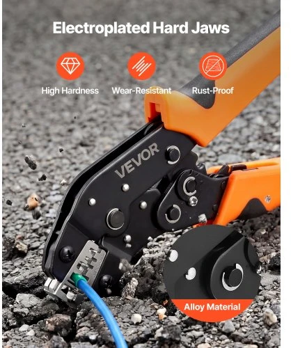 VEVOR Užspaudimo įrankis SN-68B, 0,25-4 mm²