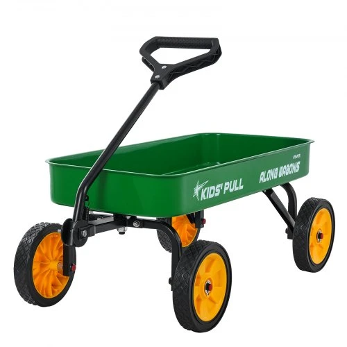 VEVOR Vaikų vagonėlis su rankena, 101 cm, žalias