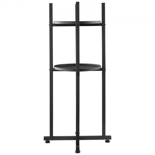 VEVOR Vandens butelio laikiklis, 2 aukštų, 1 buteliui, juodas