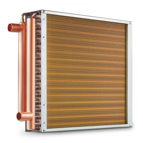 VEVOR 40.64x40.64 cm vandens-oro šilumokaitis, 3 eilės