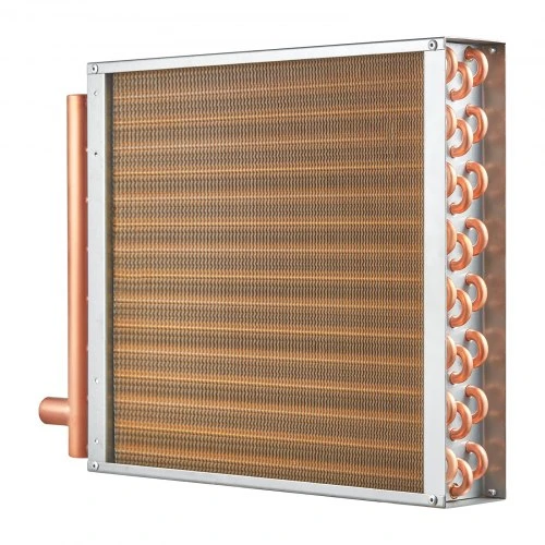 VEVOR 40.64x40.64 cm vandens-oro šilumokaitis, 3 eilės