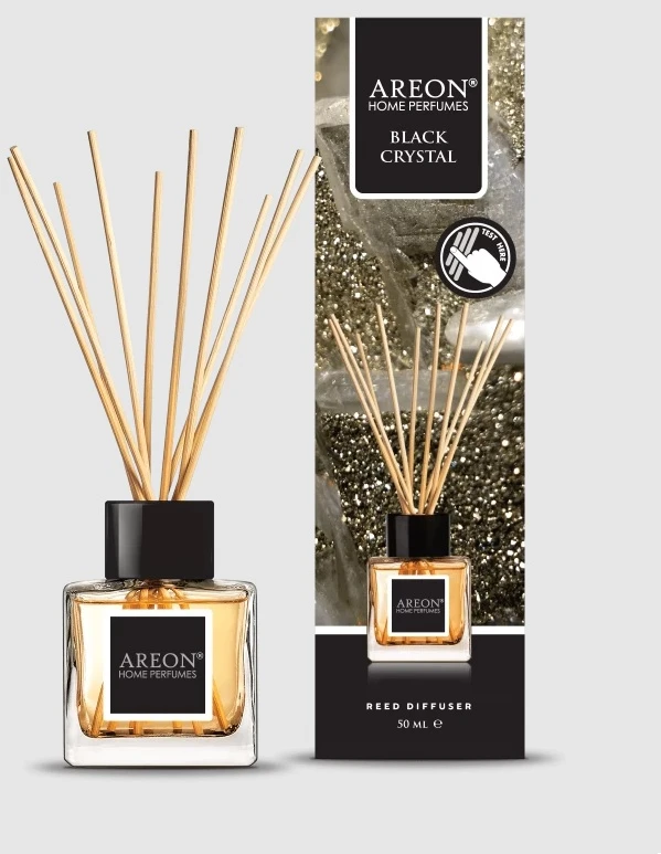 Areon oro gaiviklis namams STICKS – Juodas Crystal 50 ml