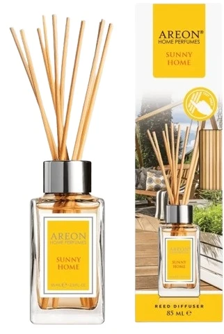 Oro gaiviklis AREON Sunny Home, su lazdelėmis, 85 ml