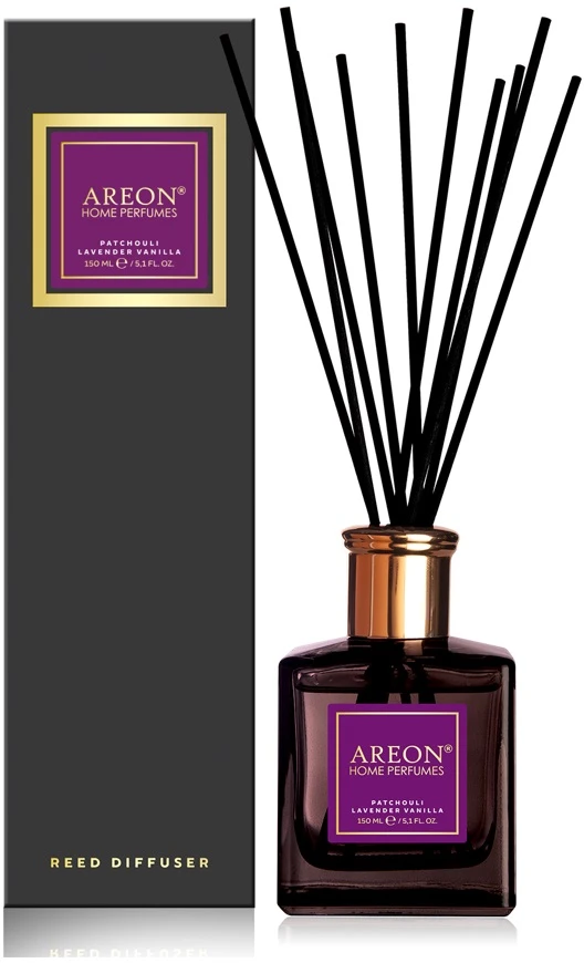 Namų kvapas Areon Juodas Patchouly levander vanilla, 150 ml