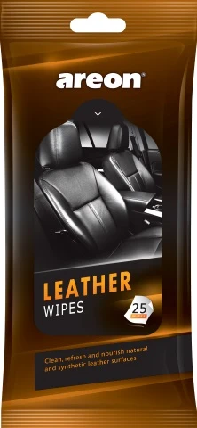 AREON Wipes Leather, šluostės odai, 25 vnt