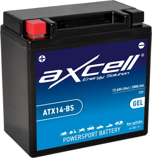 Axcell GEL 12Ah 200A +/- 12V akumuliatorius 150x87x145mm