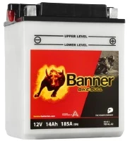 Banner 14Ah Bike Bull -+ 12V 185A akumuliatorius 134x89x166mm