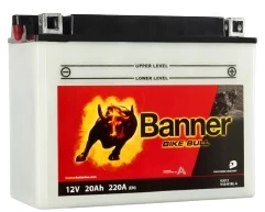 Banner 20Ah Bike Bull -+ 12V 220A akumuliatorius 205x90x162mm