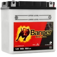 Banner 9Ah Bike Bull +- 12V 90A akumuliatorius 135x75x139mm