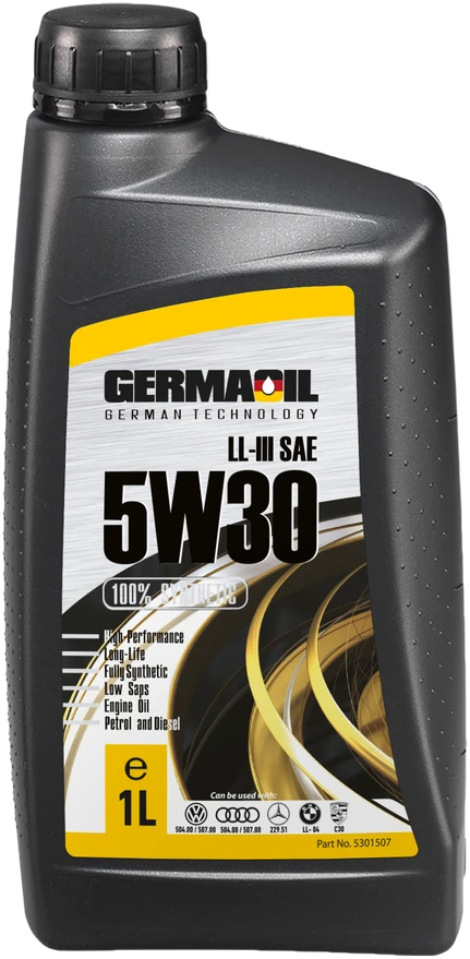 Germaoil 5W30 1L C3 SN/CF LL-III 504.00/507.00 LL-04