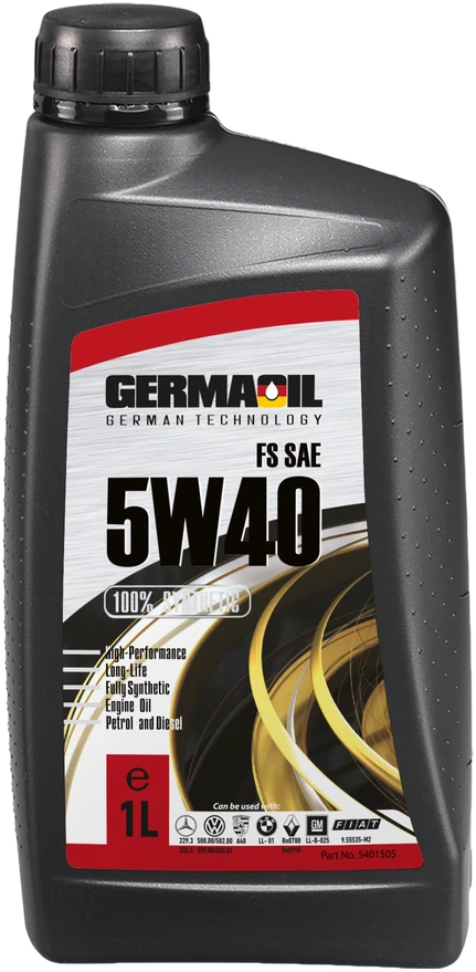 Germaoil 5W40 1L FS A3/B4 SN/CF 502.00; 505.00/01 LL-01