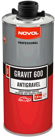 Novol Kėbulo danga GRAVIT 600 juoda 1.8kg