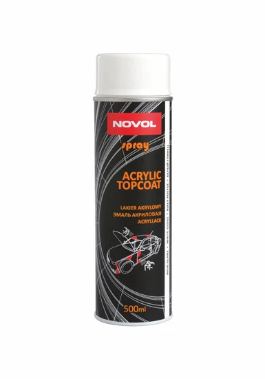 Novol Balti blizgūs dažai Baltas GLOSS aeroziliniai 500ml