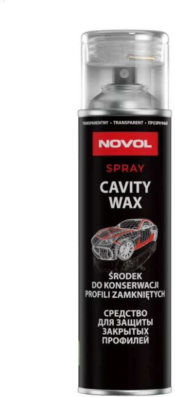 Novol Vaškas uždaroms ertmėms CAVITY WAX aerozolinis 500ml skaidrus