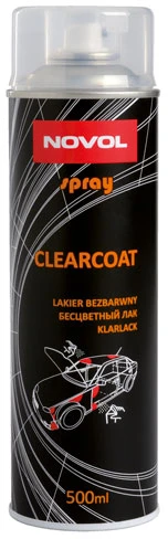 Novol Skaidrus akrilinis lakas CLEARCOAT aerozolinis 500ml
